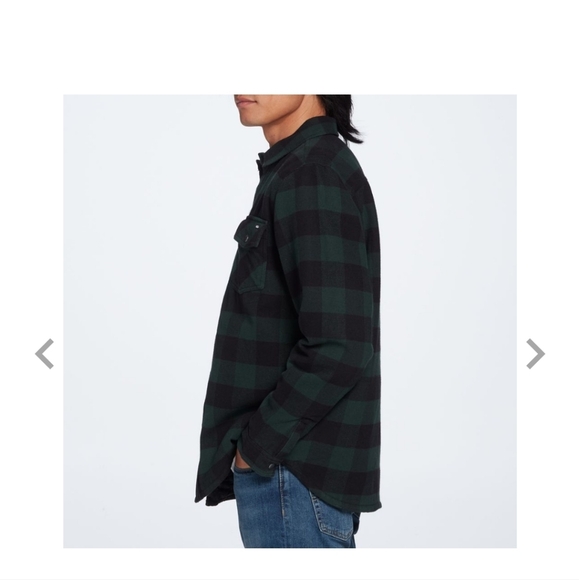 VANS Men's Reversible Jacket - Green/Black - Picture 8 of 10